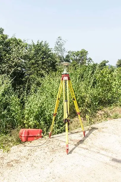DGPS equipment used for land surveying